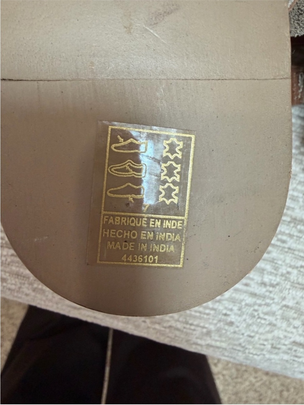 Free People Glittery Metallic Gold Gladiator Sandals - Picture 7 of 9